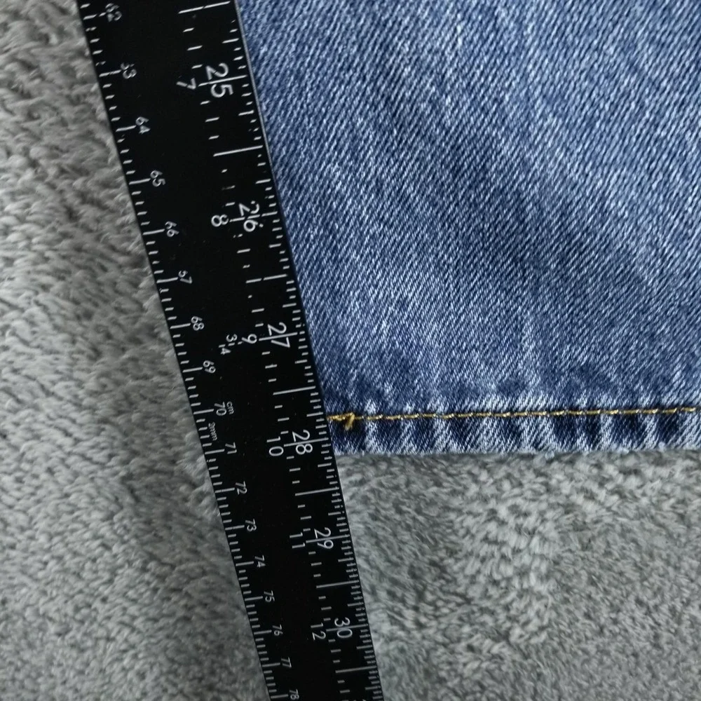 Levis 501 Jeans Mens 36x30 Blue Straight Button Fly Medium Wash Faded‎